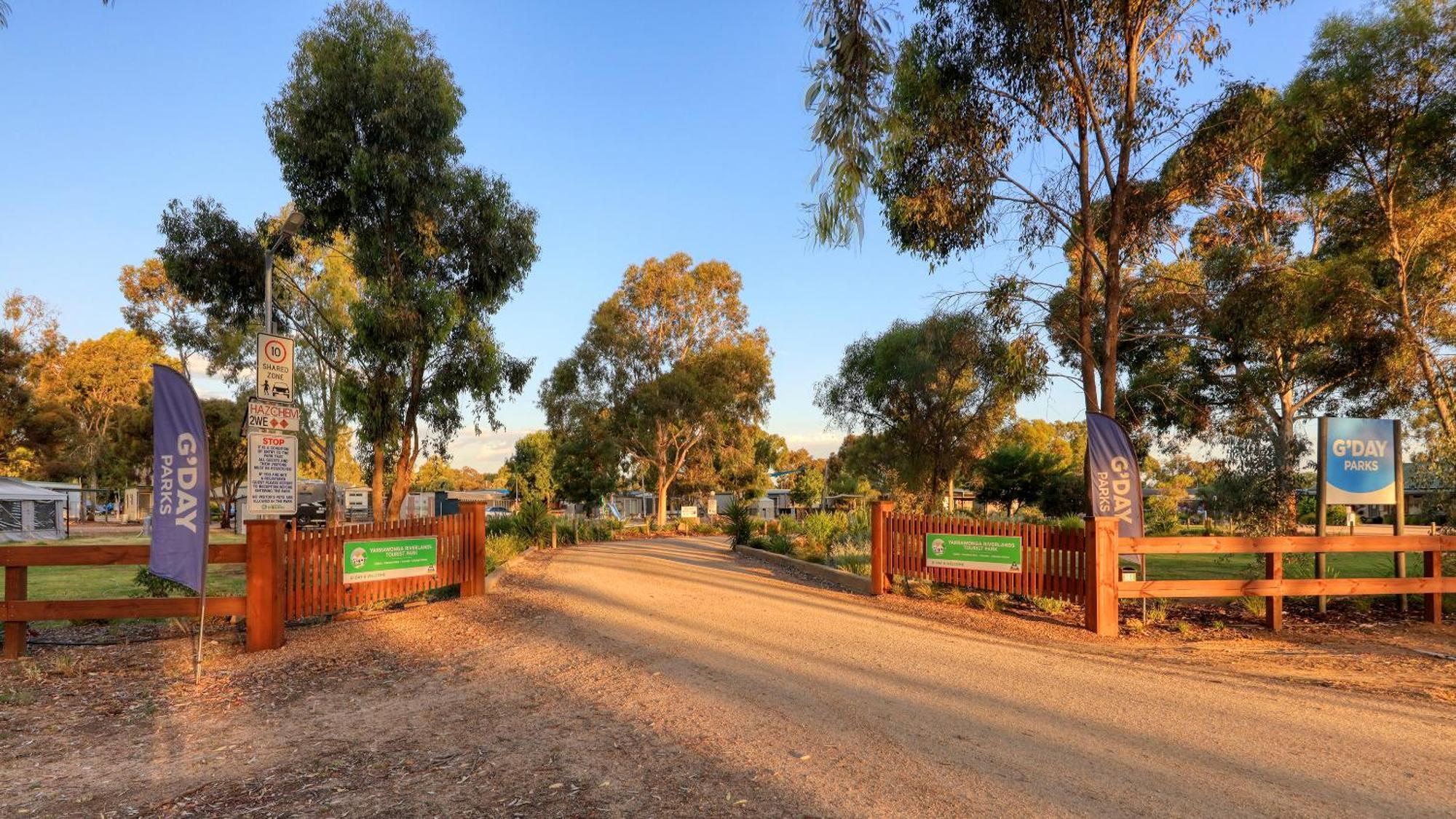 Yarrawonga Riverlands Tourist Park Eksteriør billede